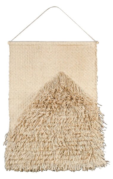 Jutová zapletanie závesná tapisérie v prírodnej svetlejšie farbe - 60 * 90 * 2cm - Mars & More