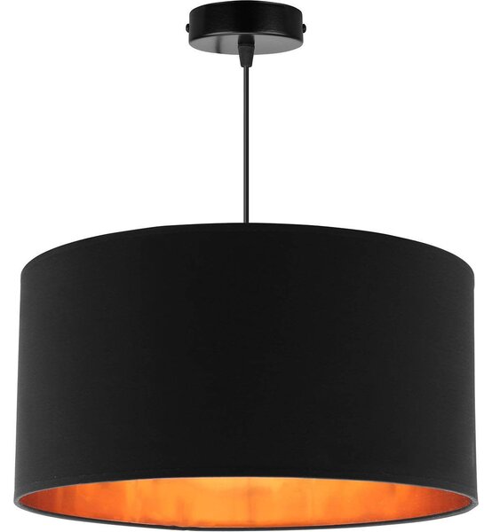 Závesné svietidlo Shade, 1x textilné tienidlo (výber zo 4 farieb), (výber z 3 farieb konštrukcie), (fi 40cm), g