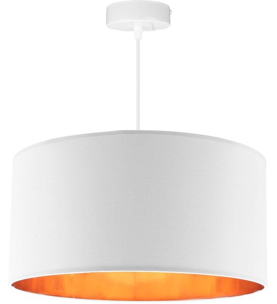 Závesné svietidlo Shade, 1x textilné tienidlo (výber zo 4 farieb), (výber z 3 farieb konštrukcie), (fi 40cm), g