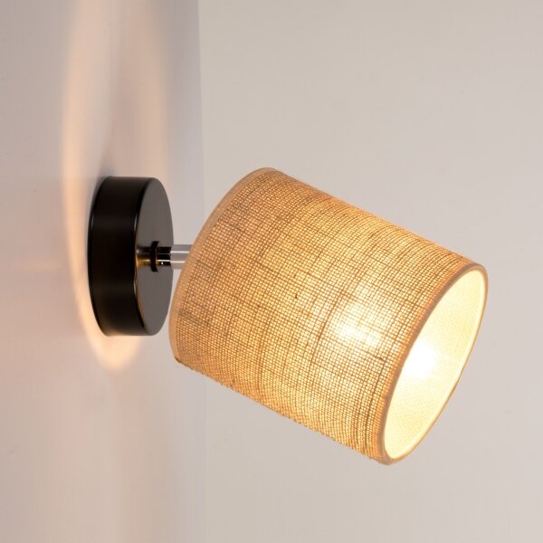 Spot-Light 56792104 - Nástenné bodové svietidlo JUTE 1xE27/25W/230V