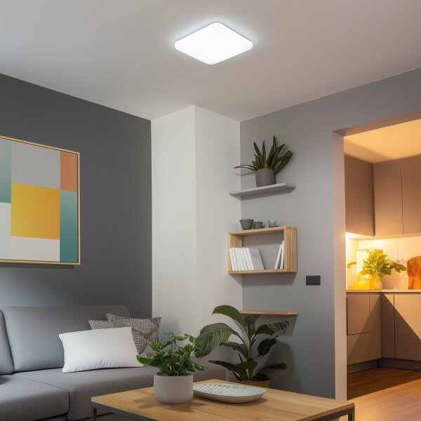 Brilagi - LED stmievateľné stropné svietidlo SMART LED/24W/230V 43x43 cm Wi-Fi Tuya + DO