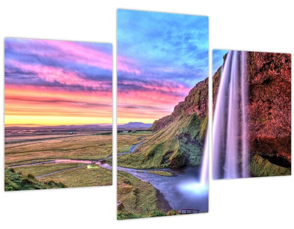 Obraz - Vodopád Seljalandsfoss (90x60 cm)