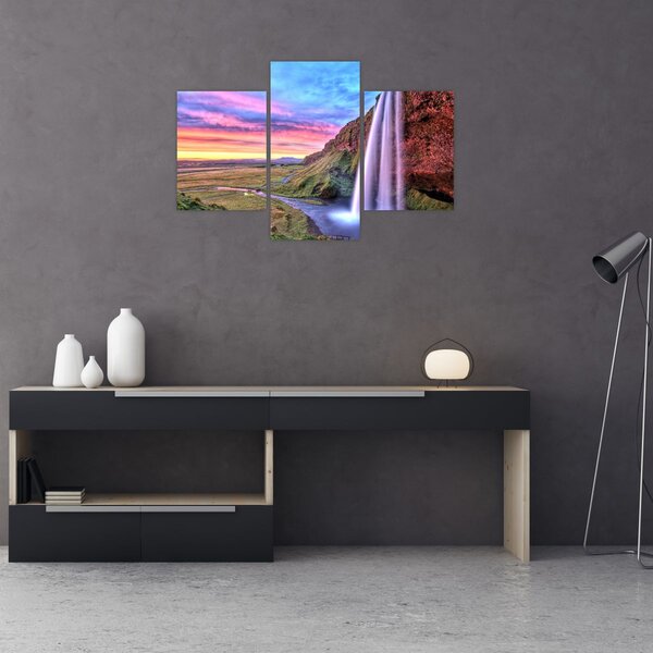 Obraz - Vodopád Seljalandsfoss (90x60 cm)