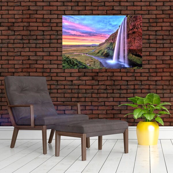 Obraz - Vodopád Seljalandsfoss (90x60 cm)
