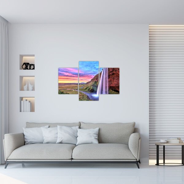 Obraz - Vodopád Seljalandsfoss (90x60 cm)