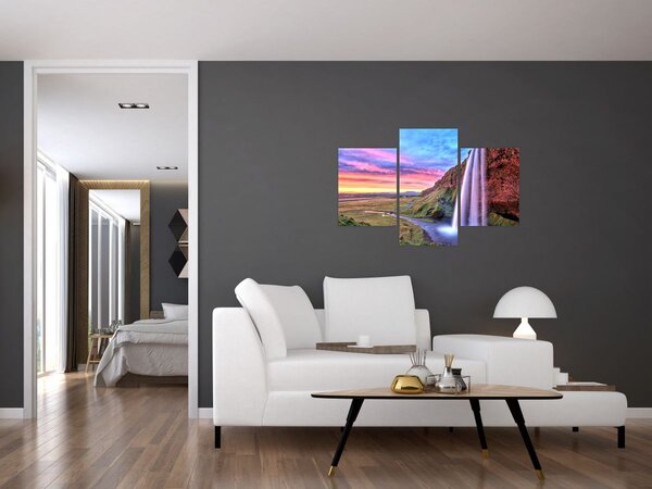 Obraz - Vodopád Seljalandsfoss (90x60 cm)