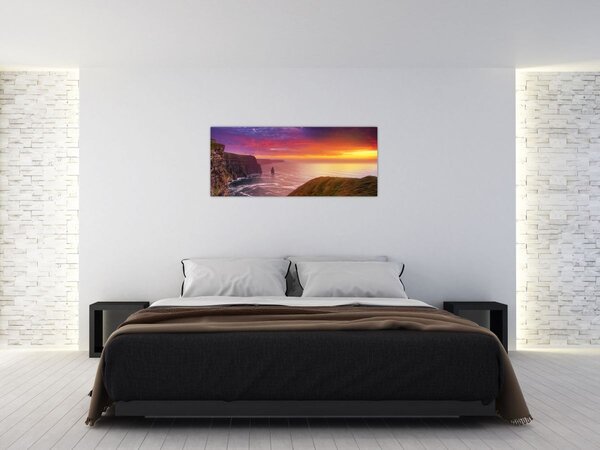 Obraz - Moherské útesy (120x50 cm)