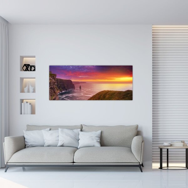Obraz - Moherské útesy (120x50 cm)