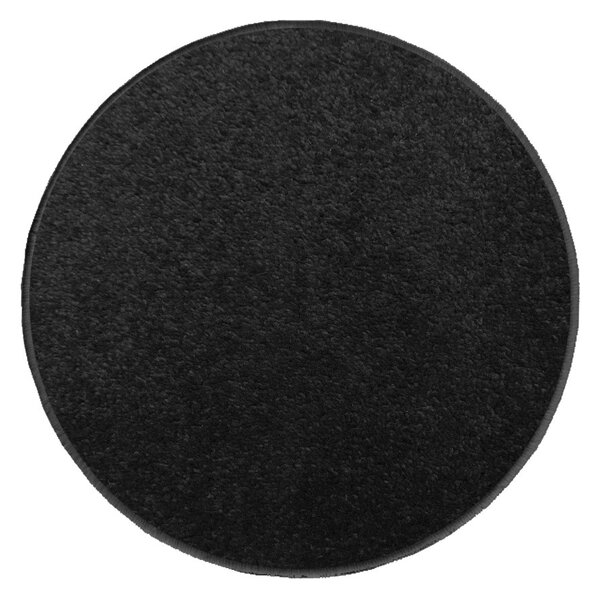 Vopi koberce Eton 2019-78 čierny koberec guľatý - Navrhněte si vlastní rozmer a tvar - klikněte zde cm