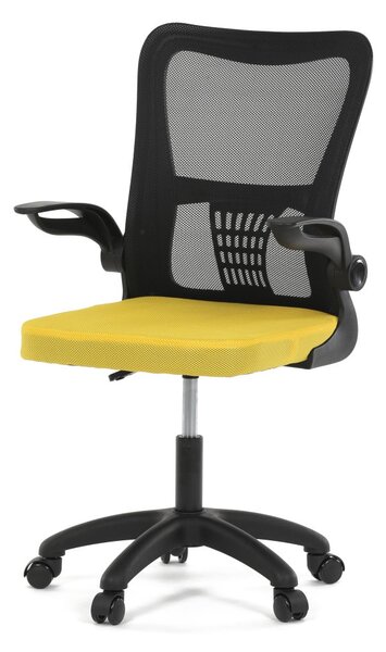 Detská pracovná stolička LUMO II — sieťovina, viac farieb Žltá