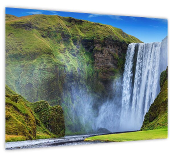 Obraz - Vodopád Seljalandsfoss (70x50 cm)