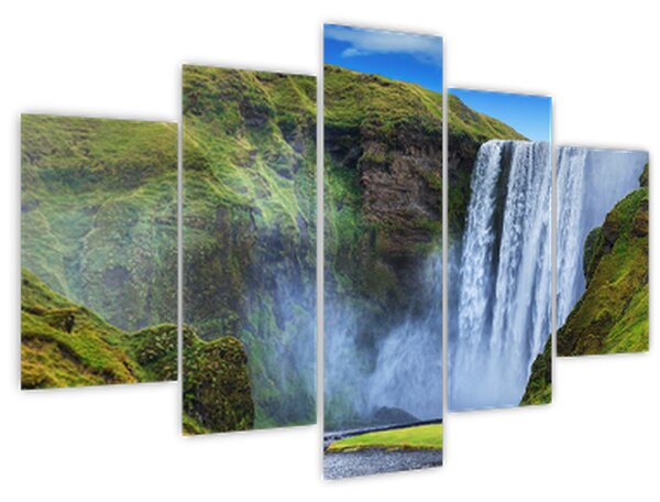 Obraz - Vodopád Seljalandsfoss (150x105 cm)