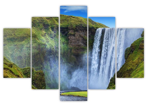 Obraz - Vodopád Seljalandsfoss (150x105 cm)