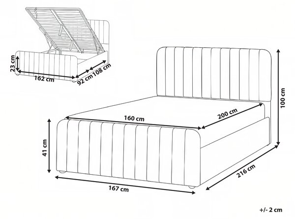 Posteľ s úložným priestorom pastelová ružová látkové čalúnenie 160 x 200 cm prešívané čelo lamelový rošt moderný dizajn spálňa