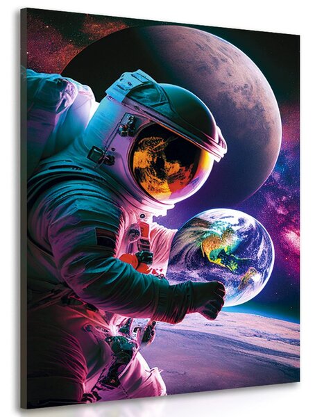 Obraz astronaut na vesmírnej výprave