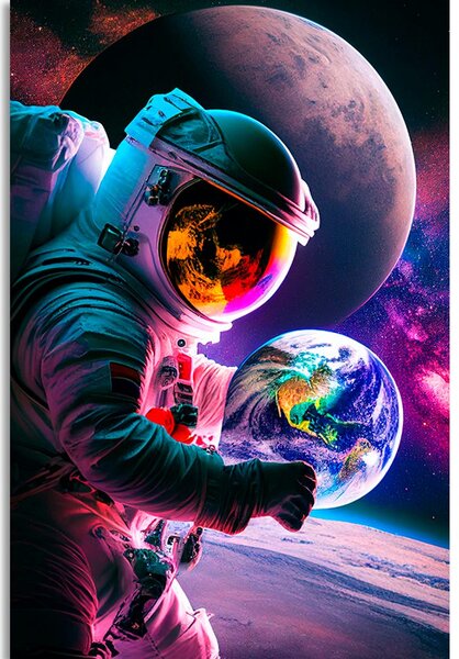 Obraz astronaut na vesmírnej výprave