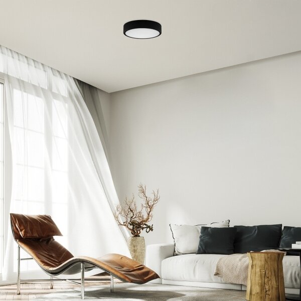 Rabalux 71246 - LED Stropné svietidlo LAURI LED/22W/230V pr. 21 cm čierna