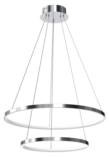 Závesné LED svietidlo Hoop, 2x LED 51w, 4000k, ch