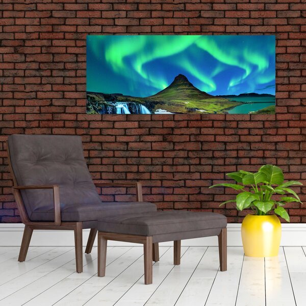 Obraz - Kirkjufell, Island (120x50 cm)