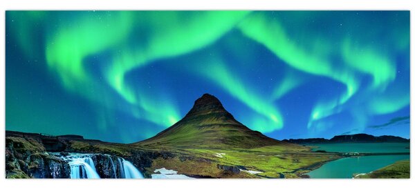 Obraz - Kirkjufell, Island (120x50 cm)