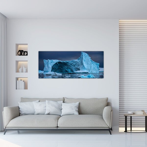 Obraz - Ľadová jaskyňa (120x50 cm)