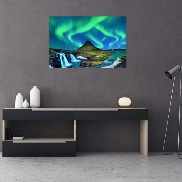 Obraz - Kirkjufell, Island (90x60 cm)