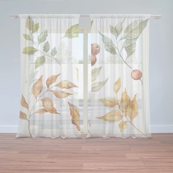 Sablio Záclony Farby jesene: 2ks 150x250cm