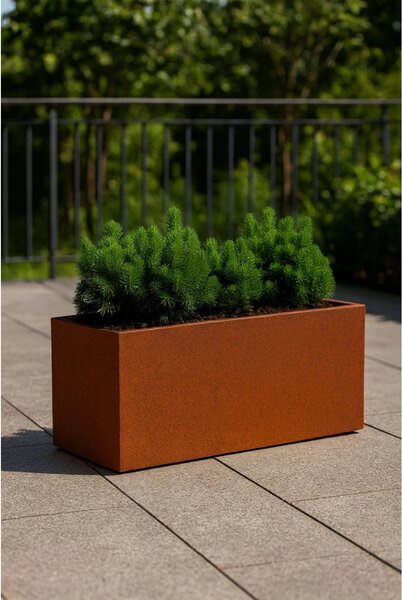 Hrantík MAXI, corten, šírka 60 cm, hnedý