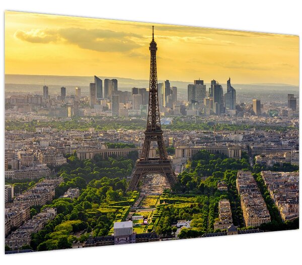 Obraz - Panoráma Paríža (90x60 cm)