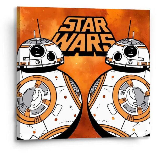 Sablio Obraz Star Wars Ohnivé pozadie - 50x50 cm