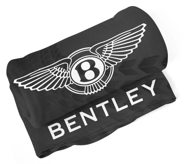 Sablio Deka Logo Bentley Čierny - 150x120 cm