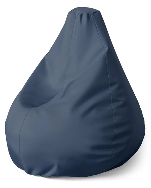 Sablio Sedací vak Pear Tmavomodrá - 70 x 95 x 15 cm