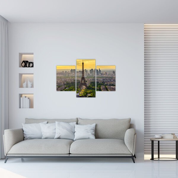 Obraz - Panoráma Paríža (90x60 cm)