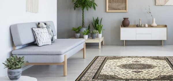Berfin Dywany , Kusový koberec Anatolia 5328 K (Cream), 100x200, hnedá, kancelária