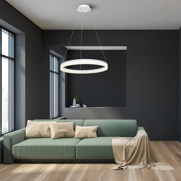 Závesné LED svietidlo Ring, 1x LED 36w, 4000k, w