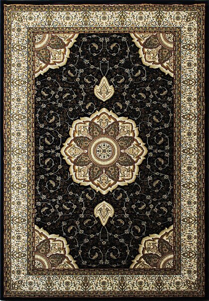 Berfin Dywany Kusový koberec Anatolia 5328 S (Black) - 250x350 cm