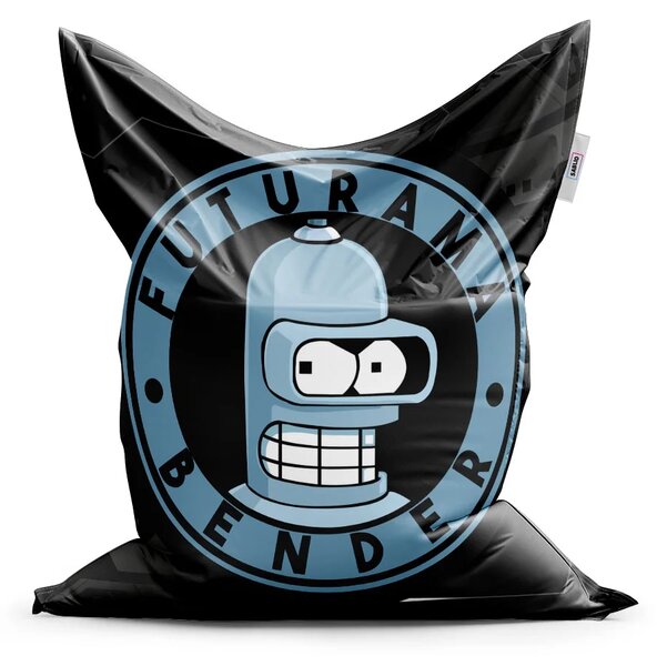 Sablio Sedací vak Futurama Bender Technology - 150x100 cm
