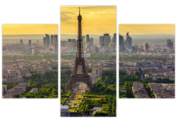 Obraz - Panoráma Paríža (90x60 cm)
