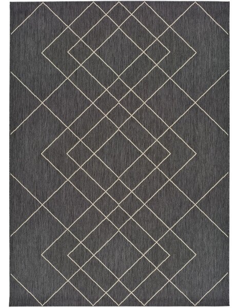 Sivý vonkajší koberec Universal Hibis, 160 x 230 cm