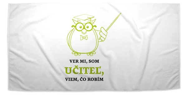 Sablio Uterák Ver mi, som učiteľ, viem, čo robím - 30x50 cm