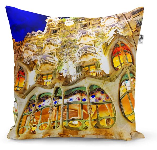 Sablio Vankúš Barcelona Gaudi Casa Batllo 1 - 40x40 cm