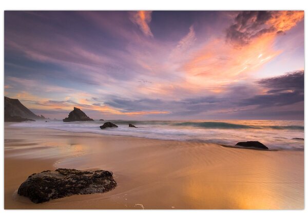 Obraz - Praia da Adraga (90x60 cm)
