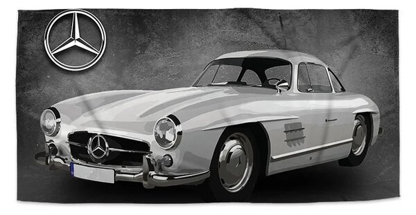 Sablio Uterák Mercedes-Benz 300 SL Sivé pozadie - 30x50 cm