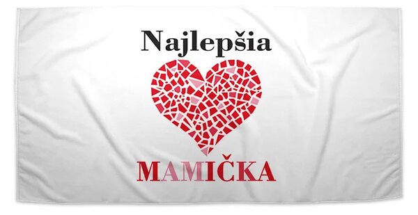 Sablio Uterák Najlepšia mamička - 30x50 cm
