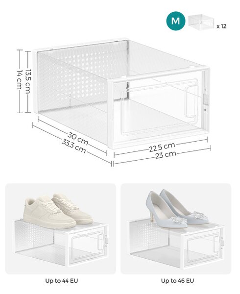 Úložné boxy LSP12SWT (12 ks)