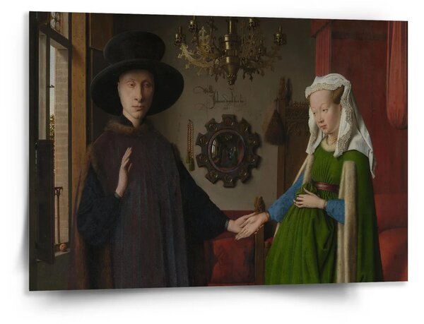 Sablio Obraz Svadba manželov - Jan van Eyck - 150x110 cm