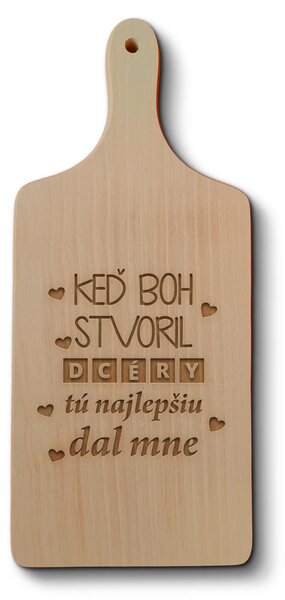 Sablio Doštička na krájanie Keď Boh stvoril dcéry