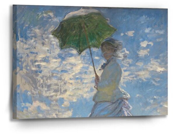 Sablio Obraz Dáma so slnečníkom - Claude Monet - 90x60 cm
