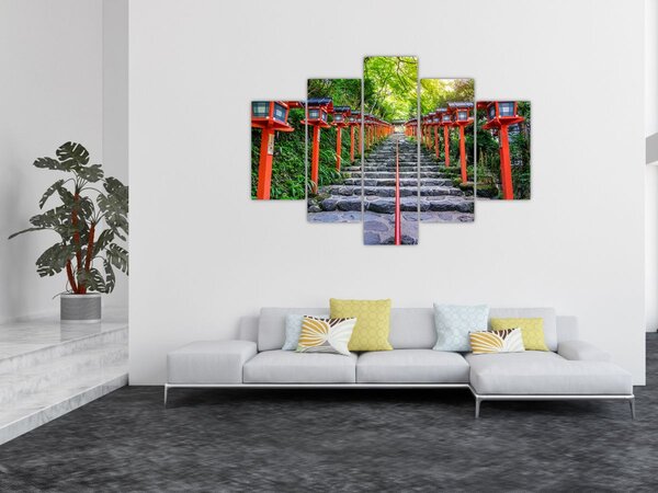 Obraz - Svätyňa Kifune (150x105 cm)