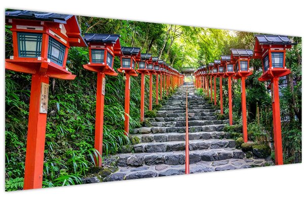 Obraz - Svätyňa Kifune (120x50 cm)